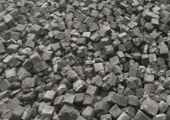 নিম্ন এস কিউবিক গঠিত কোক খনিজ বিকল্প পণ্য 120x120x 120 মিমি আকার