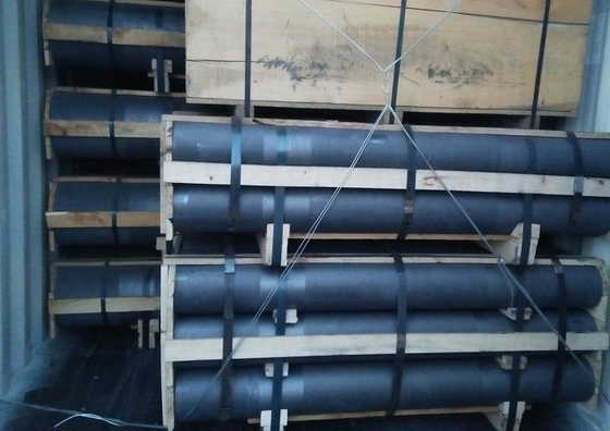 স্তনবৃন্ত ভাল তাপ পরিবাহিতা সঙ্গে উচ্চ শক্তি HP গ্রাফাইট রড ইলেকট্রোড